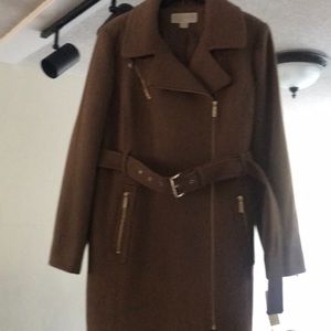 Dark camel Michael kores jacket size 14